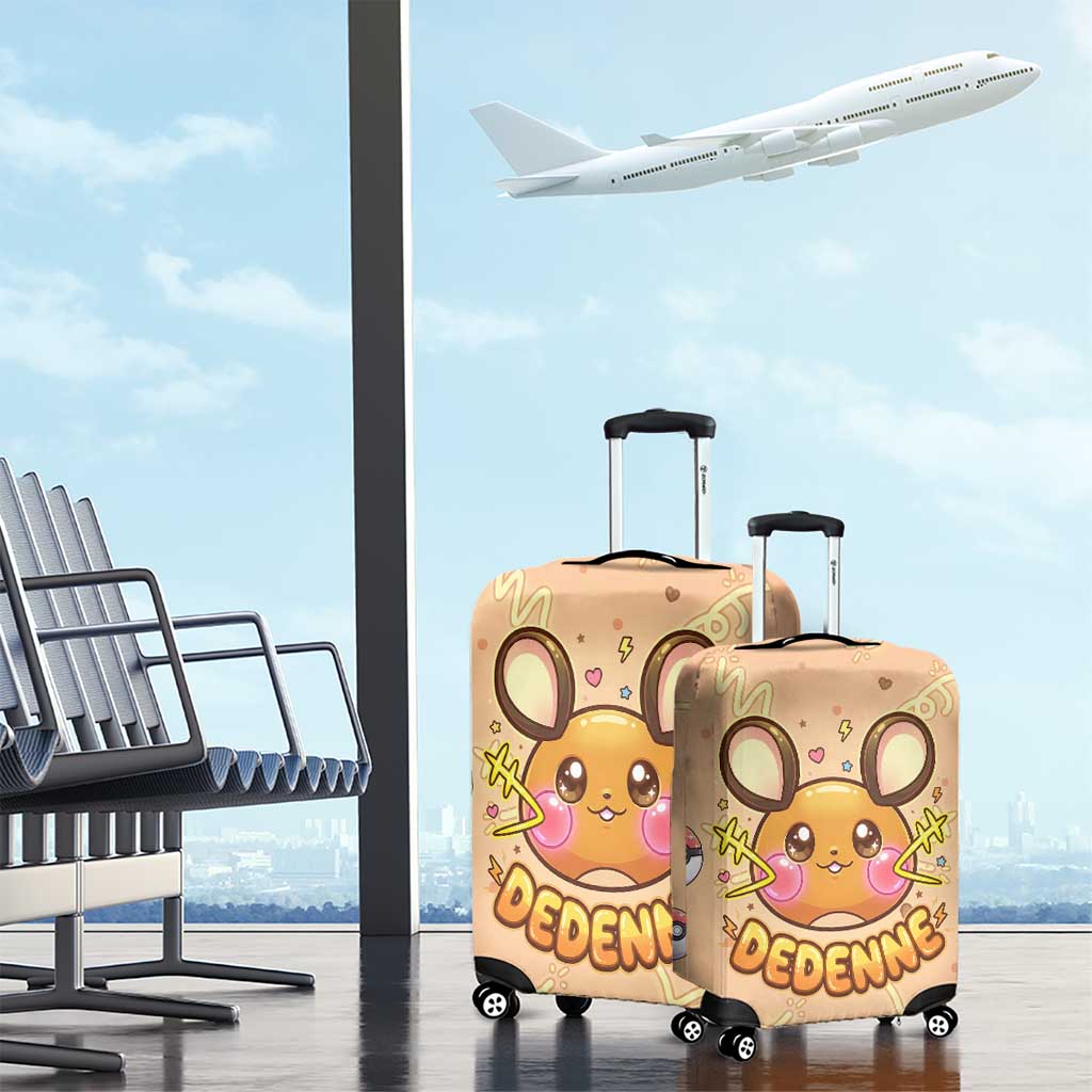 Dedenne Luggage Cover Sweet Electric Berry Pop Art