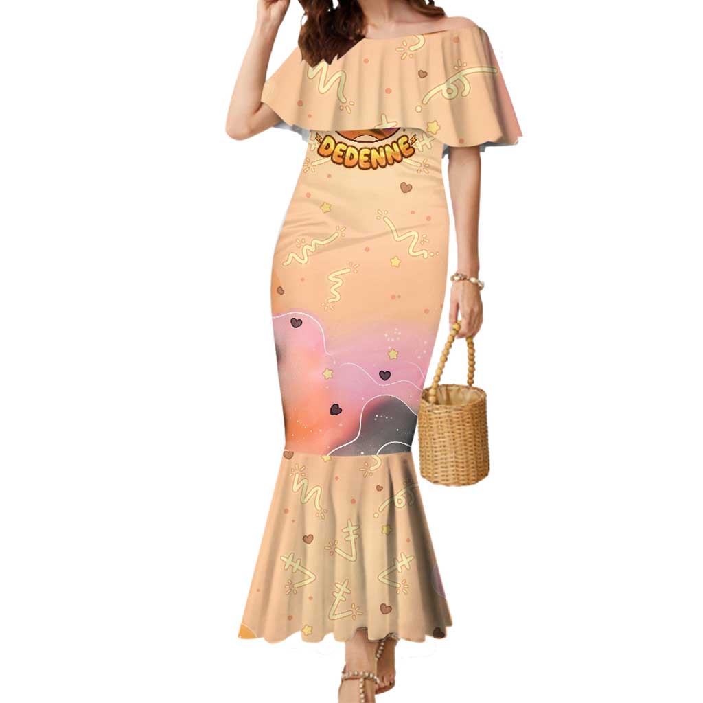 Dedenne Mermaid Dress Sweet Electric Berry Pop Art