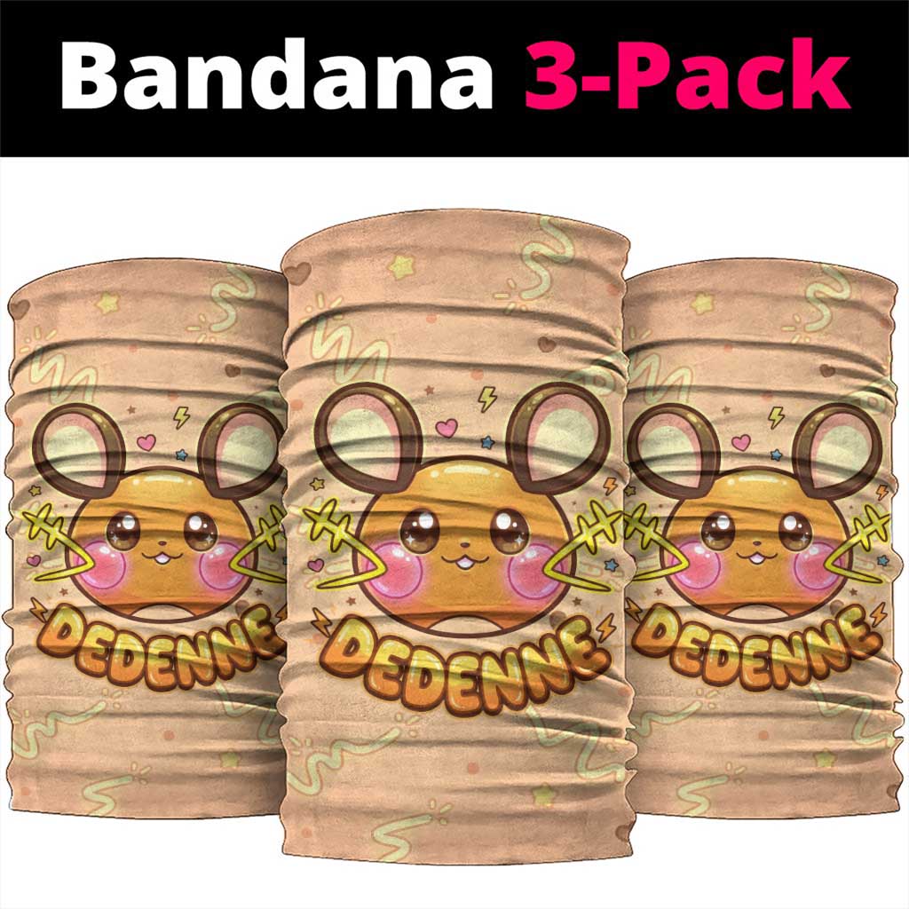 Dedenne Neck Gaiter Sweet Electric Berry Pop Art