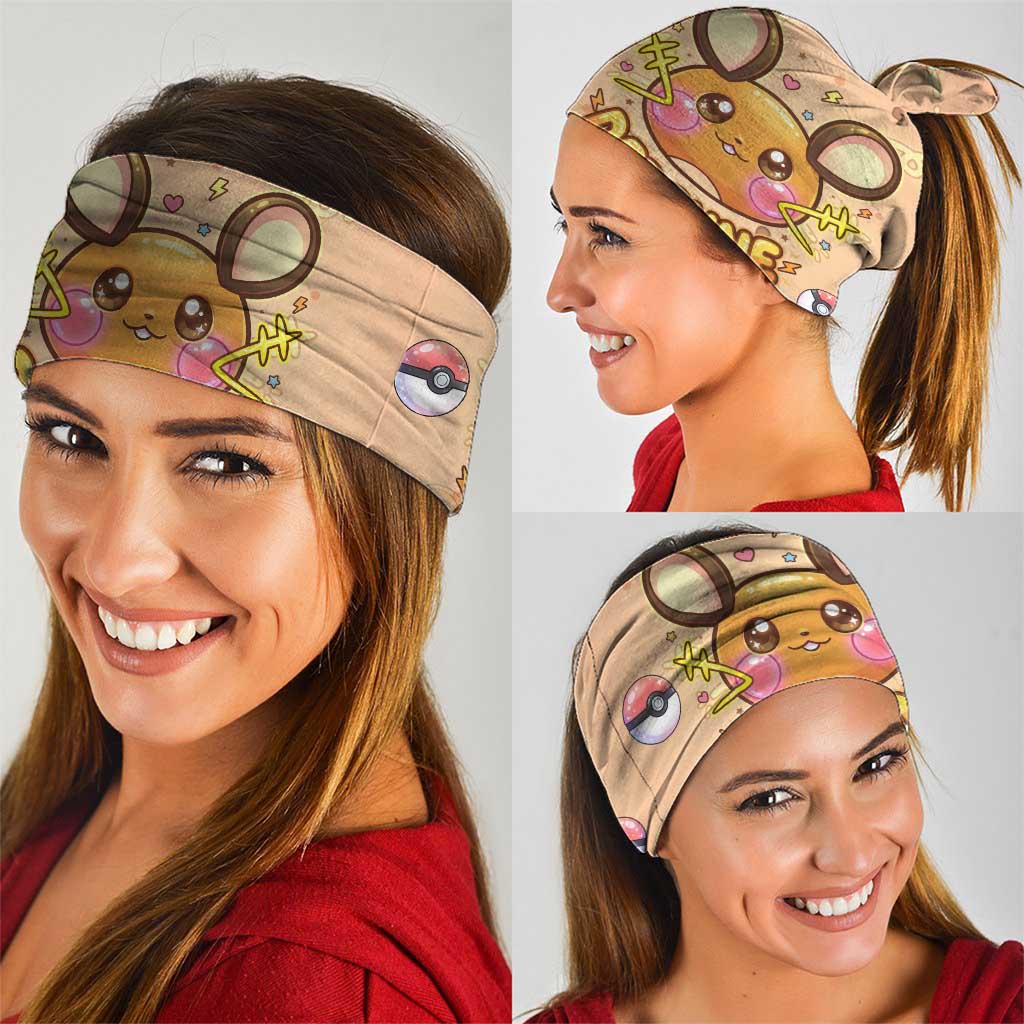 Dedenne Neck Gaiter Sweet Electric Berry Pop Art