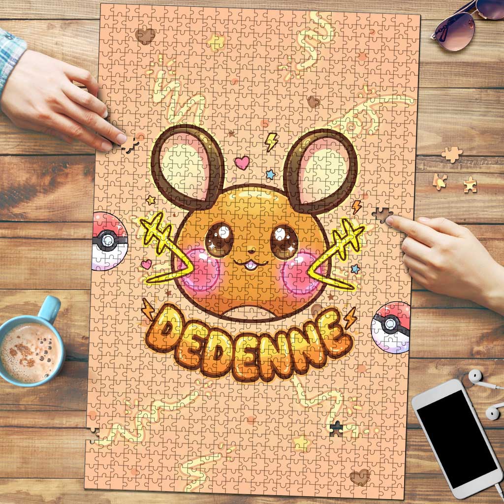 Dedenne Puzzle Sweet Electric Berry Pop Art
