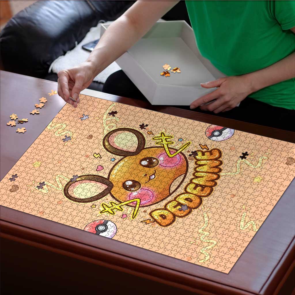 Dedenne Puzzle Sweet Electric Berry Pop Art