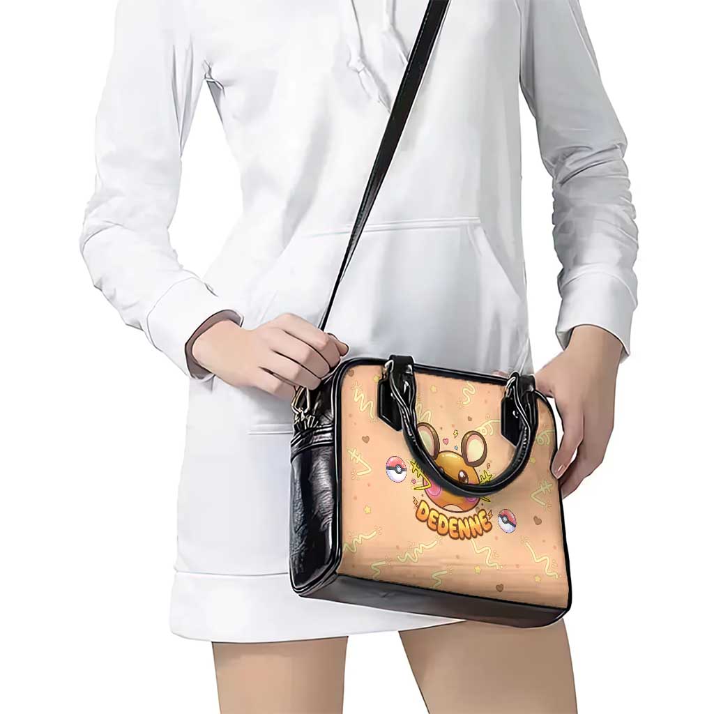 Dedenne Shoulder Handbag Sweet Electric Berry Pop Art
