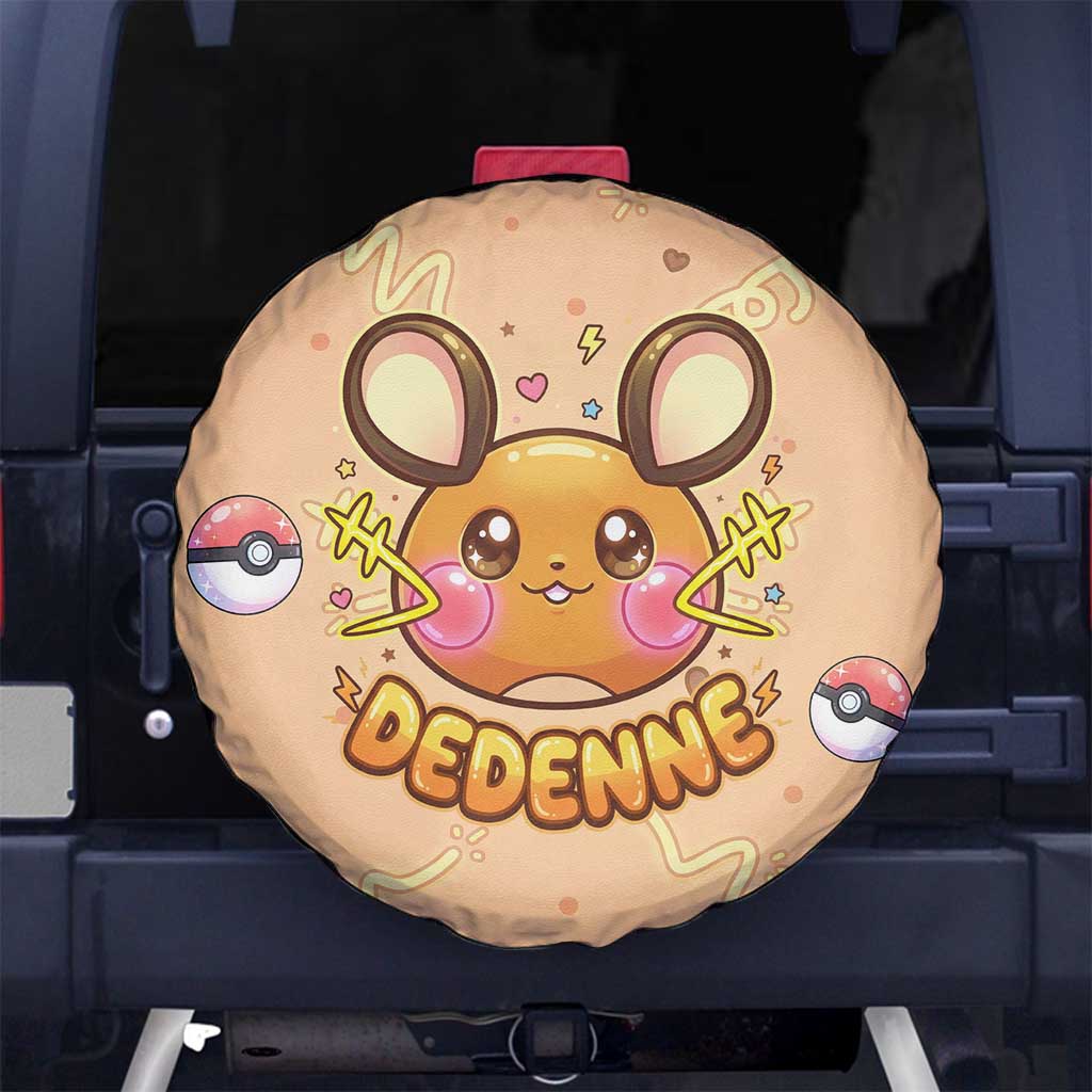 Dedenne Spare Tire Cover Sweet Electric Berry Pop Art