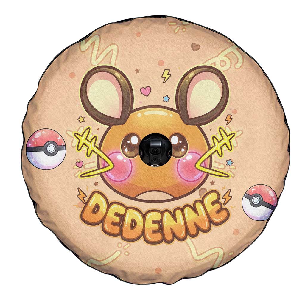 Dedenne Spare Tire Cover Sweet Electric Berry Pop Art