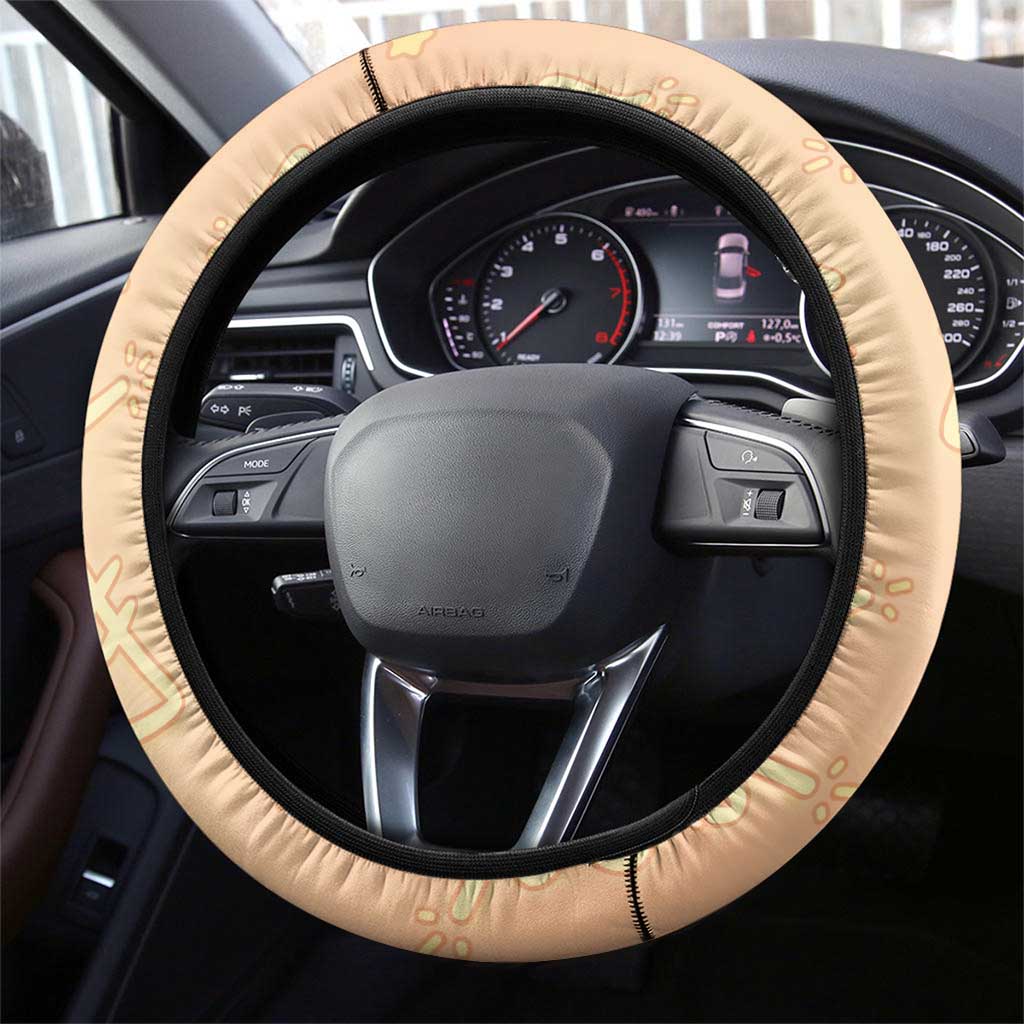 Dedenne Steering Wheel Cover Sweet Electric Berry Pop Art