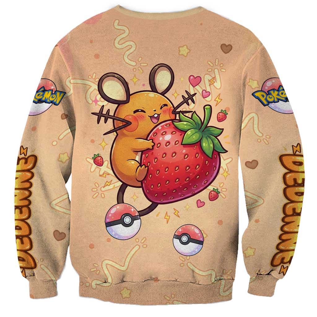Dedenne Sweatshirt Sweet Electric Berry Pop Art