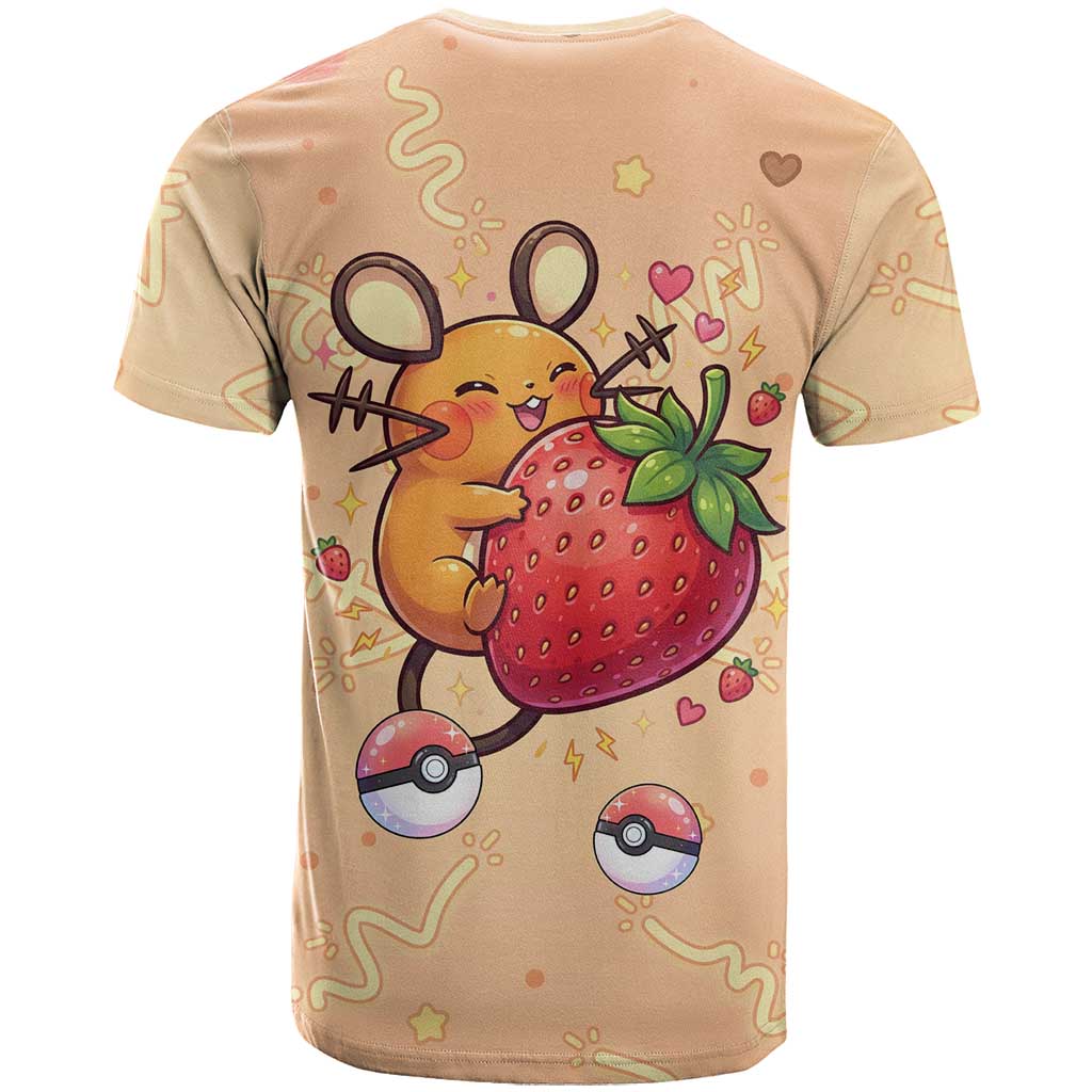 Dedenne T Shirt Sweet Electric Berry Pop Art