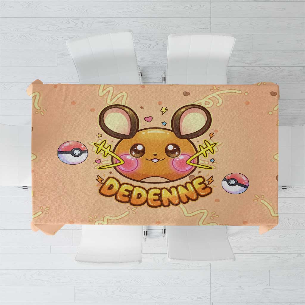 Dedenne Tablecloth Sweet Electric Berry Pop Art