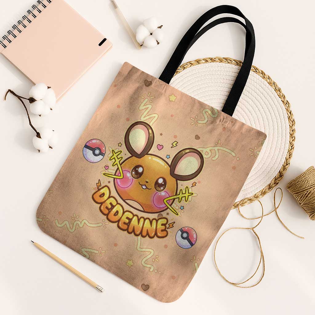 Dedenne Tote Bag Sweet Electric Berry Pop Art