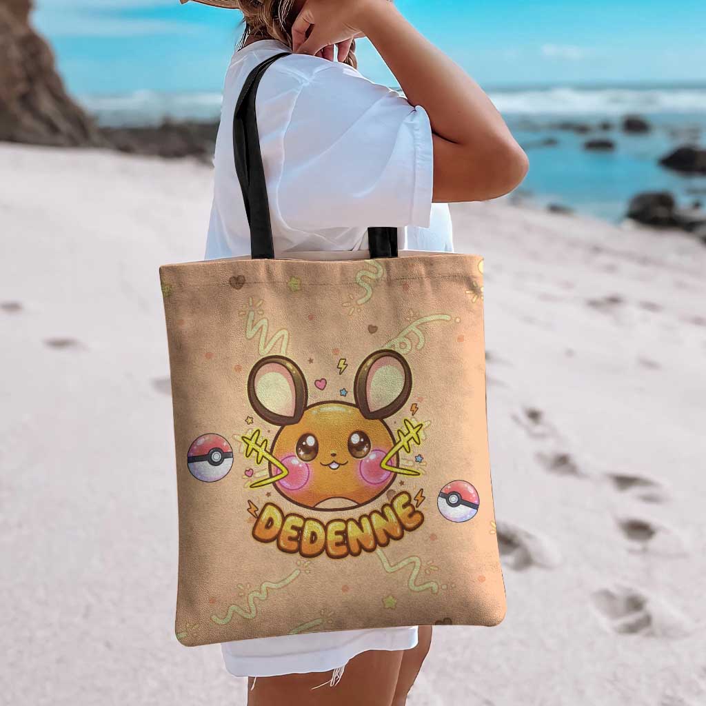 Dedenne Tote Bag Sweet Electric Berry Pop Art