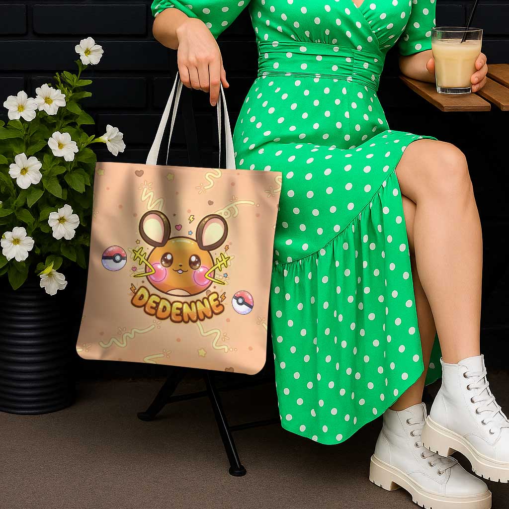 Dedenne Tote Bag Sweet Electric Berry Pop Art