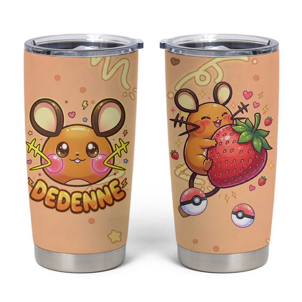 Dedenne Tumbler Cup Sweet Electric Berry Pop Art