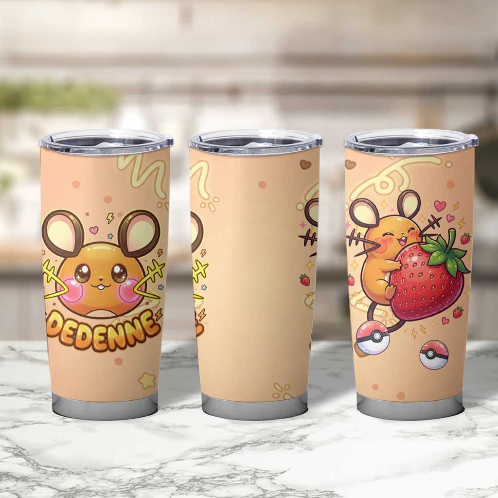 Dedenne Tumbler Cup Sweet Electric Berry Pop Art