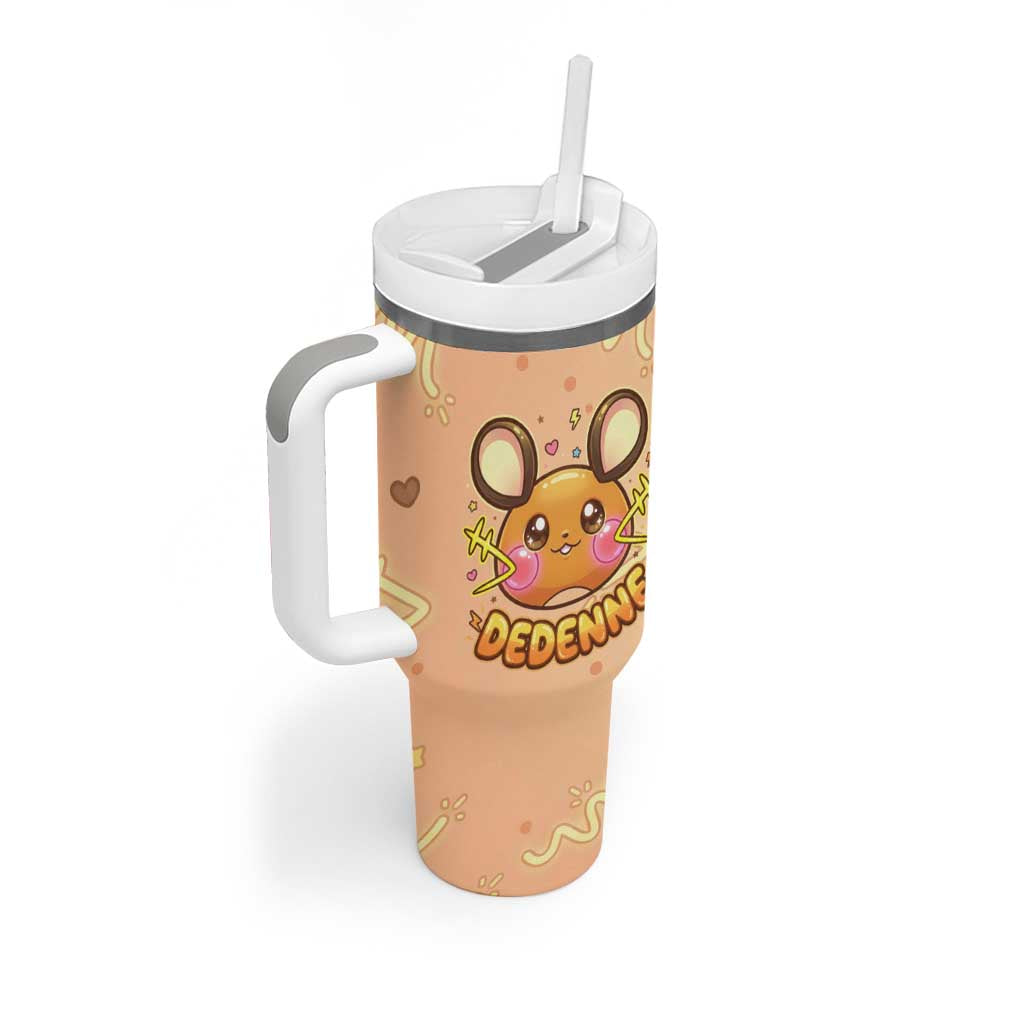 Dedenne Tumbler With Handle Sweet Electric Berry Pop Art