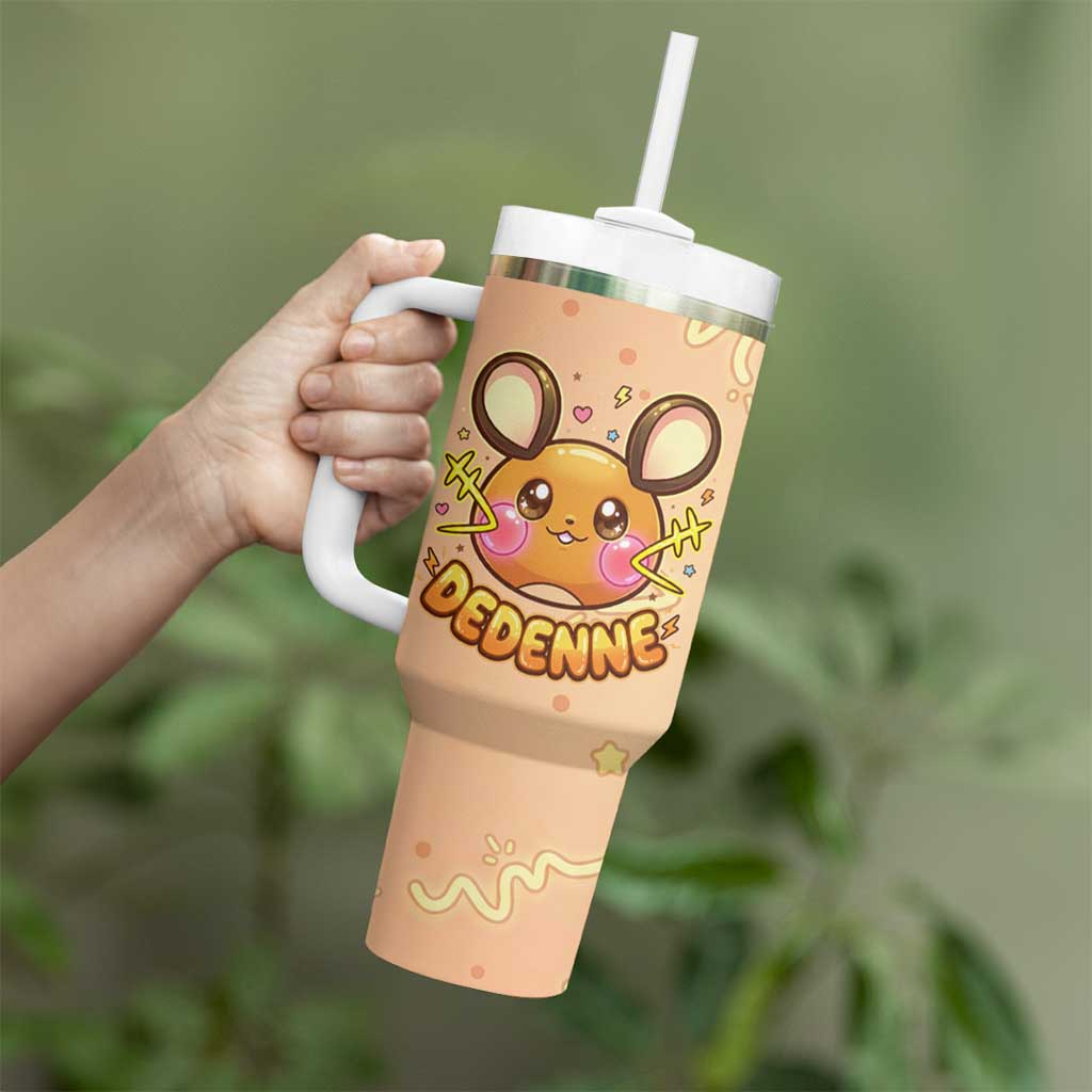 Dedenne Tumbler With Handle Sweet Electric Berry Pop Art