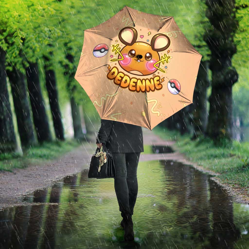 Dedenne Umbrella Sweet Electric Berry Pop Art