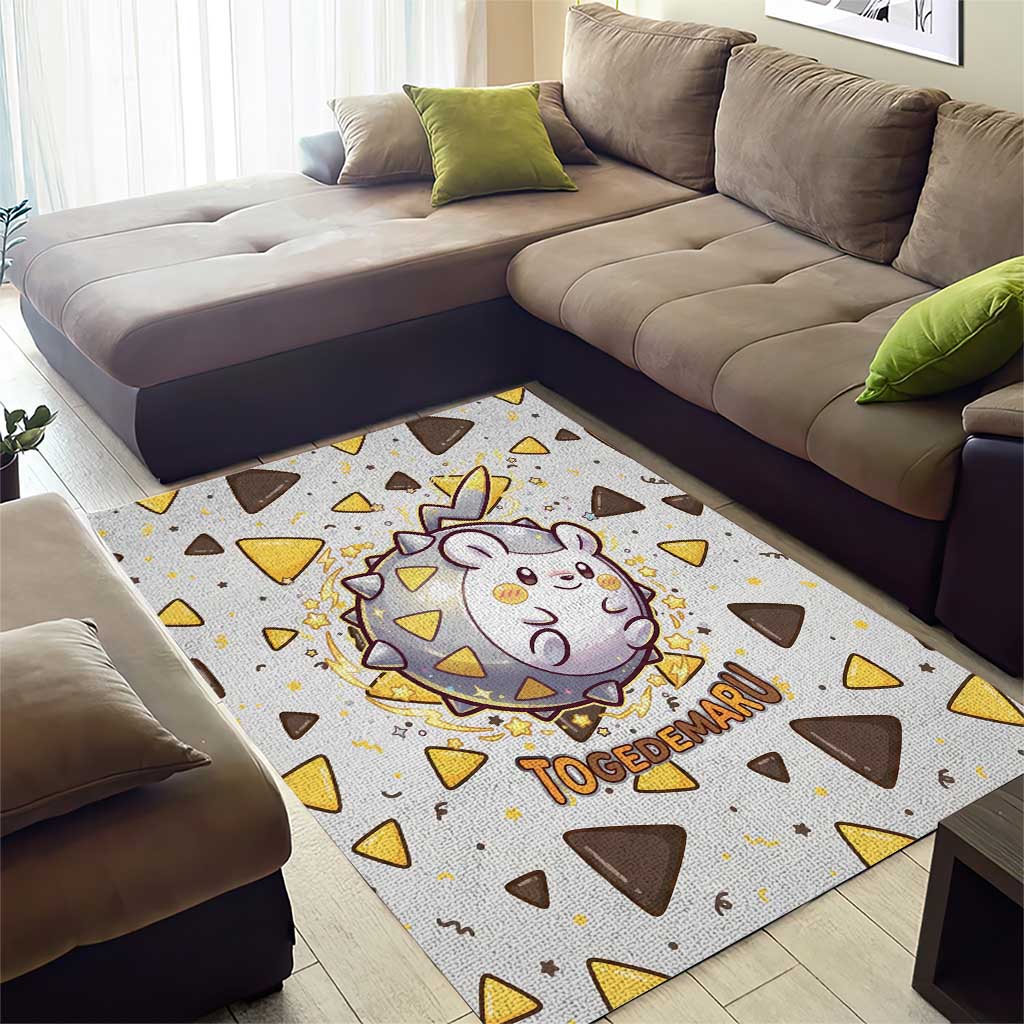 Togedemaru Area Rug Cute Electric Nacho Pop Art