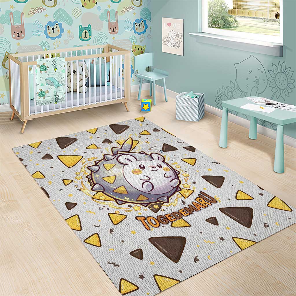 Togedemaru Area Rug Cute Electric Nacho Pop Art