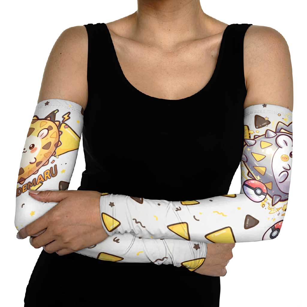 Togedemaru Arm Sleeves Cute Electric Nacho Pop Art