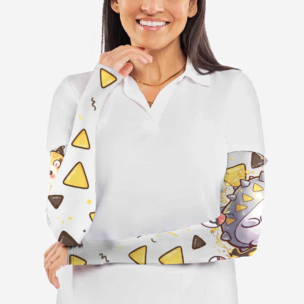 Togedemaru Arm Sleeves Cute Electric Nacho Pop Art