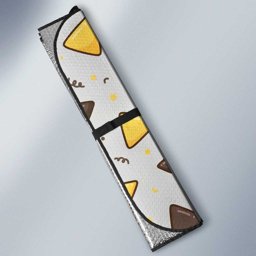 Togedemaru Auto Sun Shade Cute Electric Nacho Pop Art