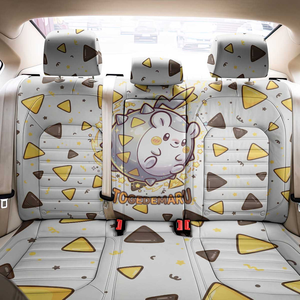 Togedemaru Back Car Seat Cover Cute Electric Nacho Pop Art