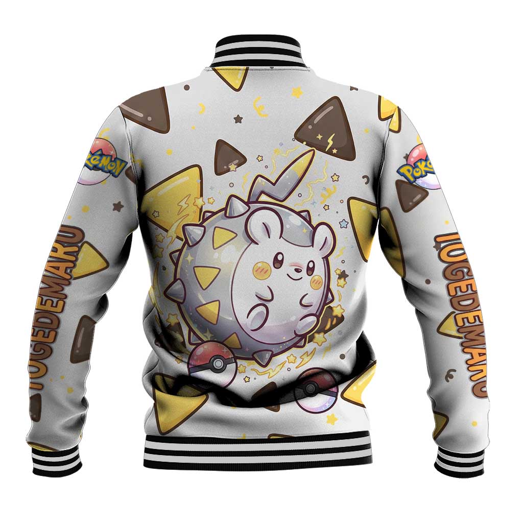 Togedemaru Baseball Jacket Cute Electric Nacho Pop Art