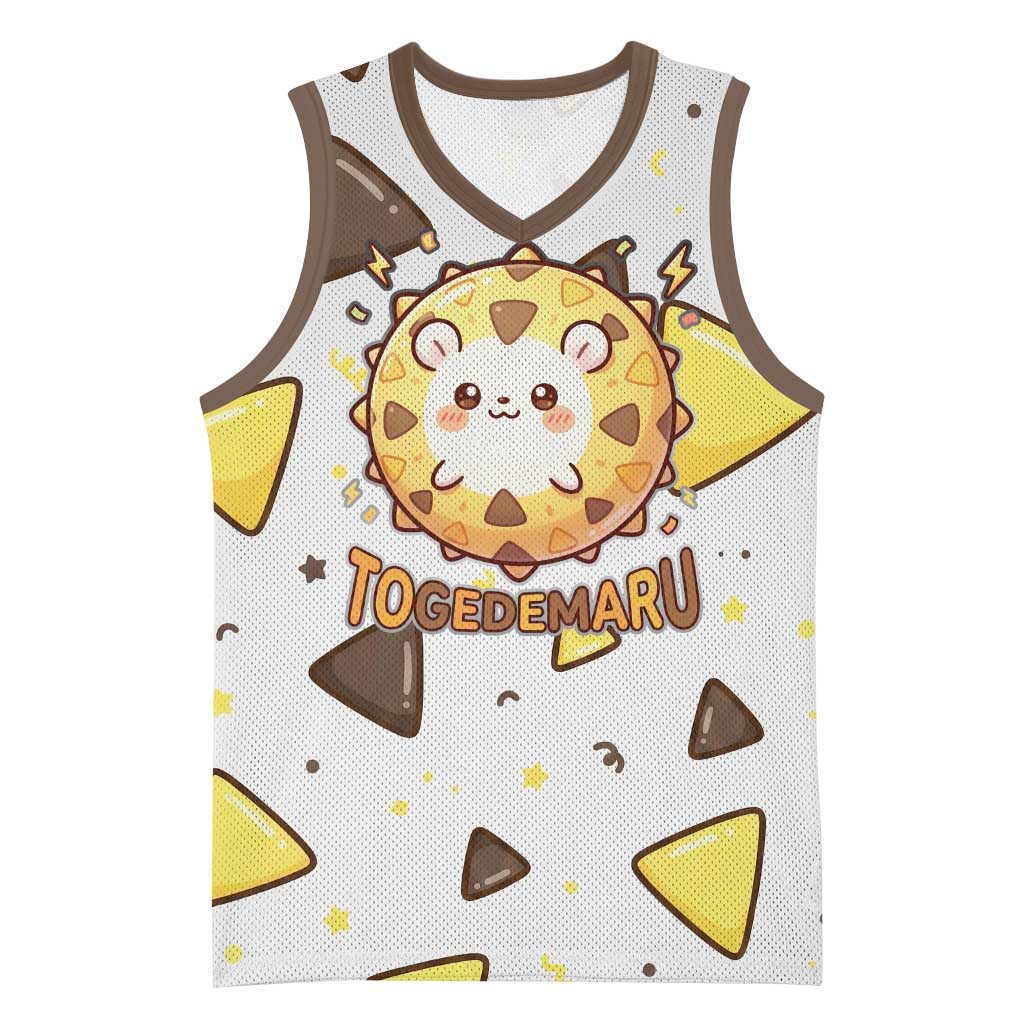 Togedemaru Basketball Jersey Cute Electric Nacho Pop Art