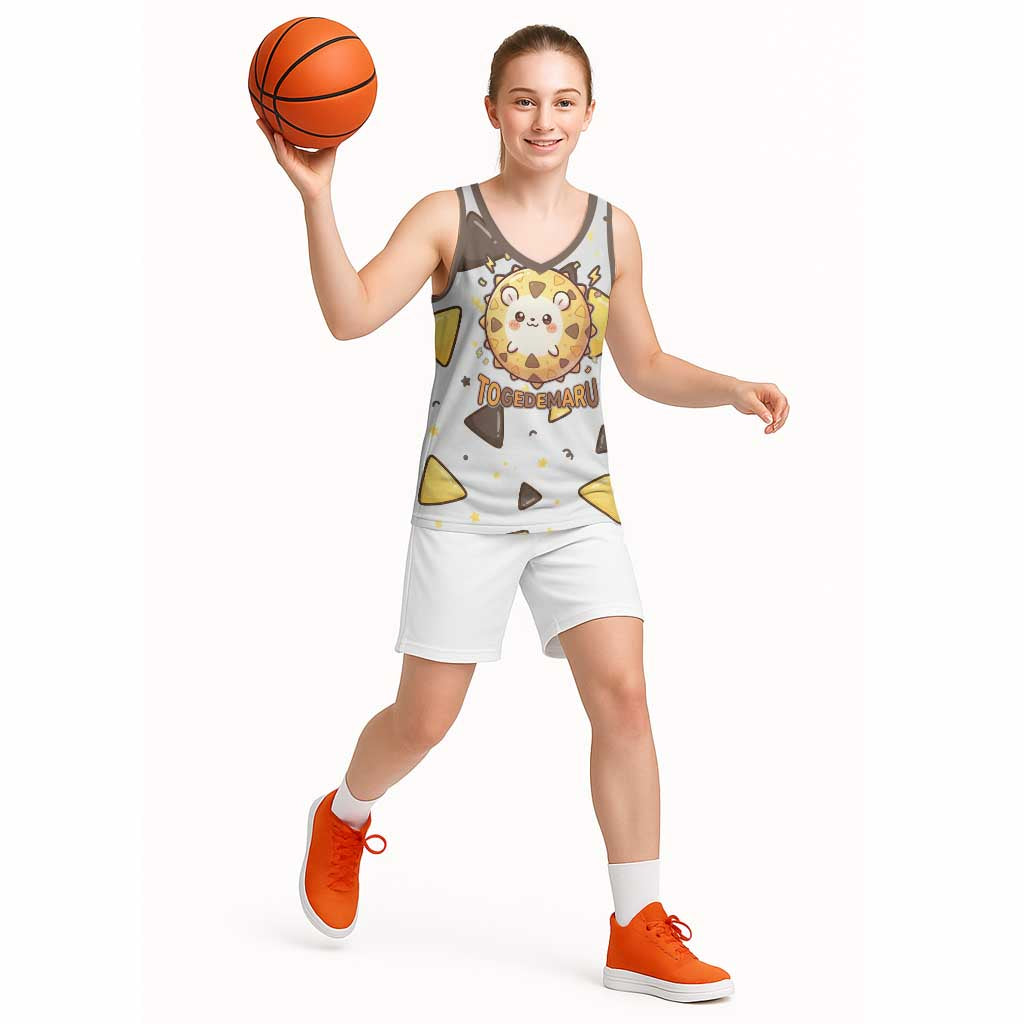 Togedemaru Basketball Jersey Cute Electric Nacho Pop Art