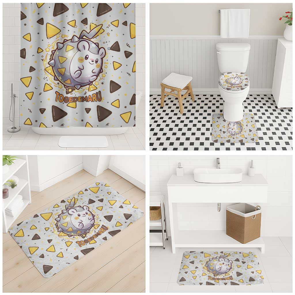 Togedemaru Bathroom Set Cute Electric Nacho Pop Art