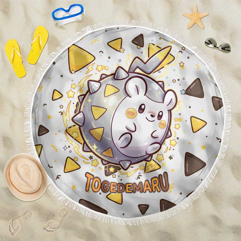 Togedemaru Beach Blanket Cute Electric Nacho Pop Art