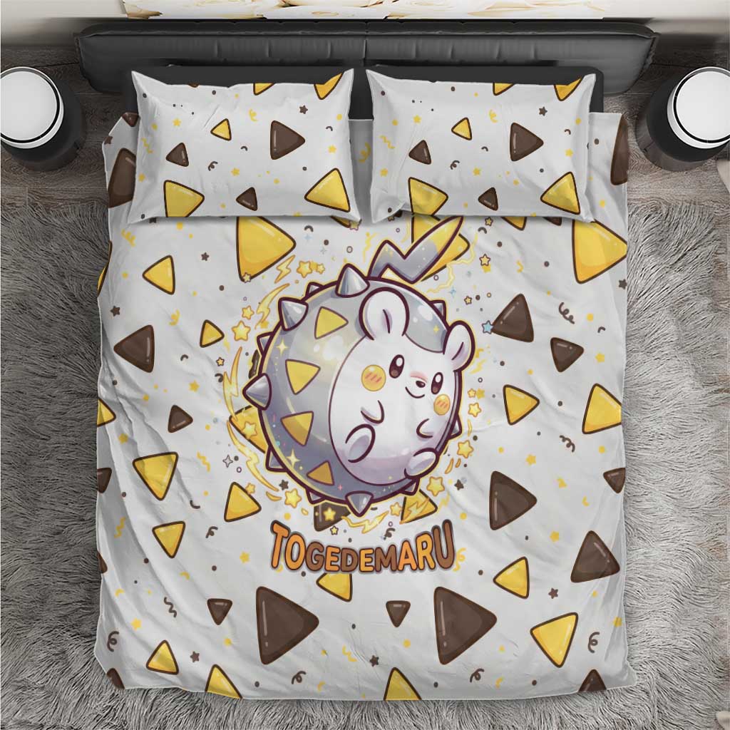 Togedemaru Bedding Set Cute Electric Nacho Pop Art