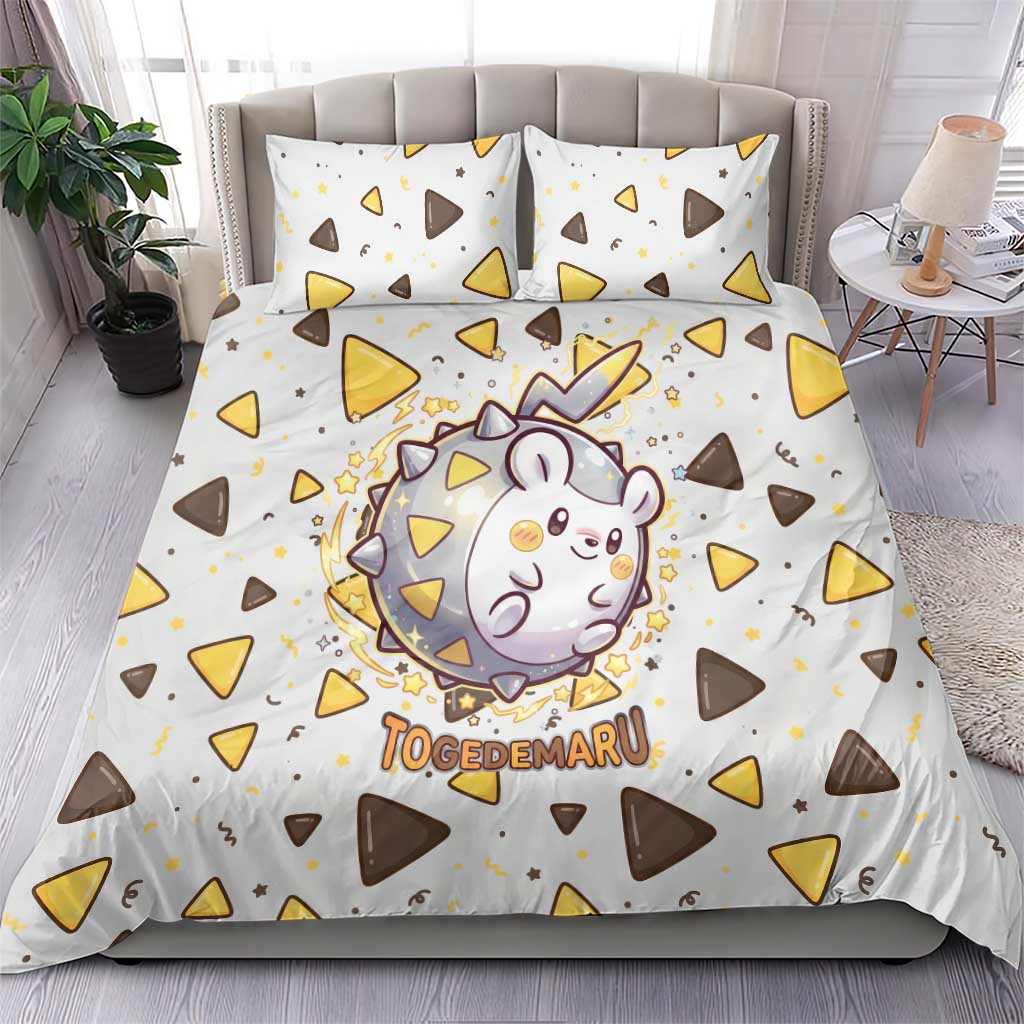 Togedemaru Bedding Set Cute Electric Nacho Pop Art