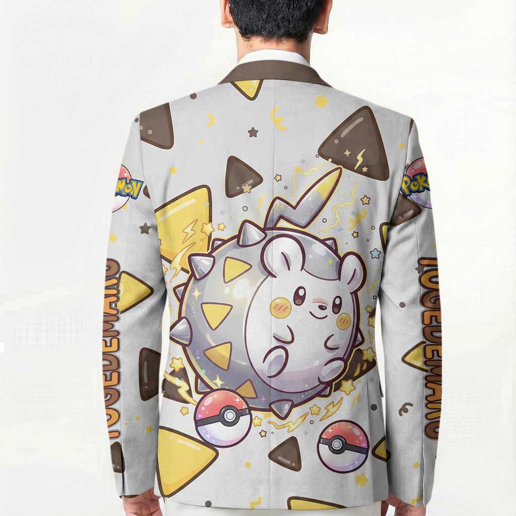 Togedemaru Blazer Cute Electric Nacho Pop Art