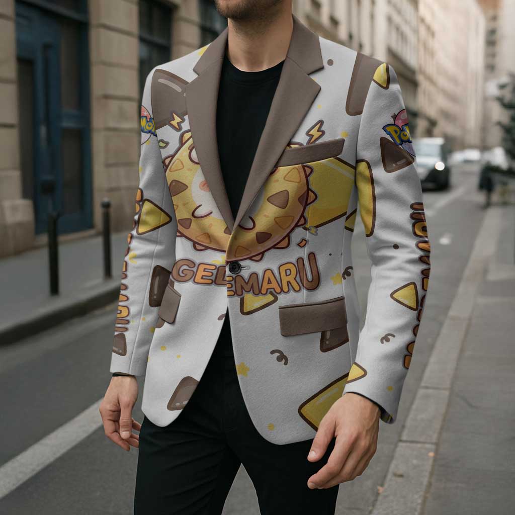 Togedemaru Blazer Cute Electric Nacho Pop Art