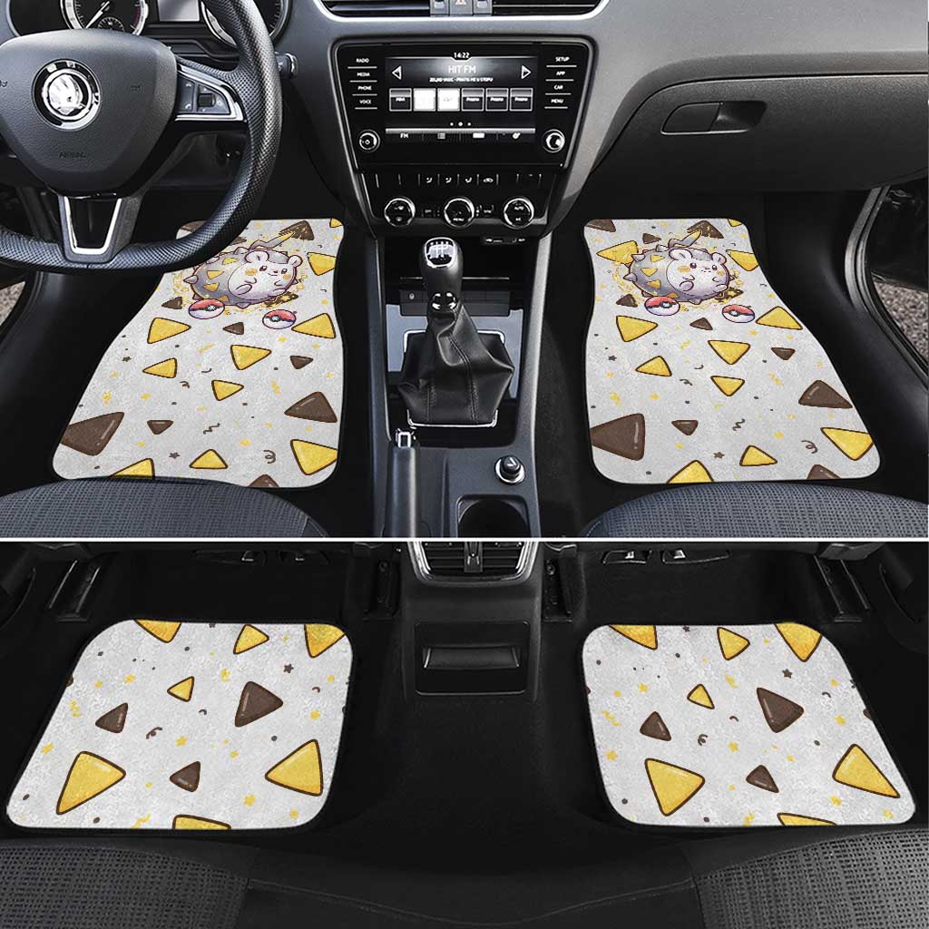 Togedemaru Car Mats Cute Electric Nacho Pop Art