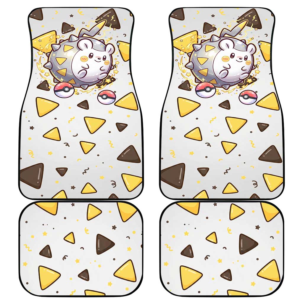 Togedemaru Car Mats Cute Electric Nacho Pop Art