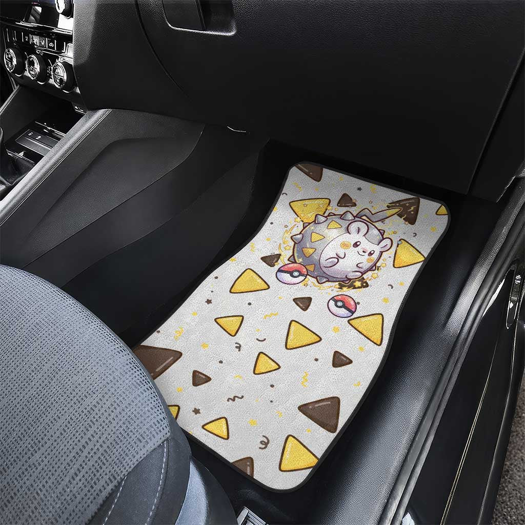 Togedemaru Car Mats Cute Electric Nacho Pop Art