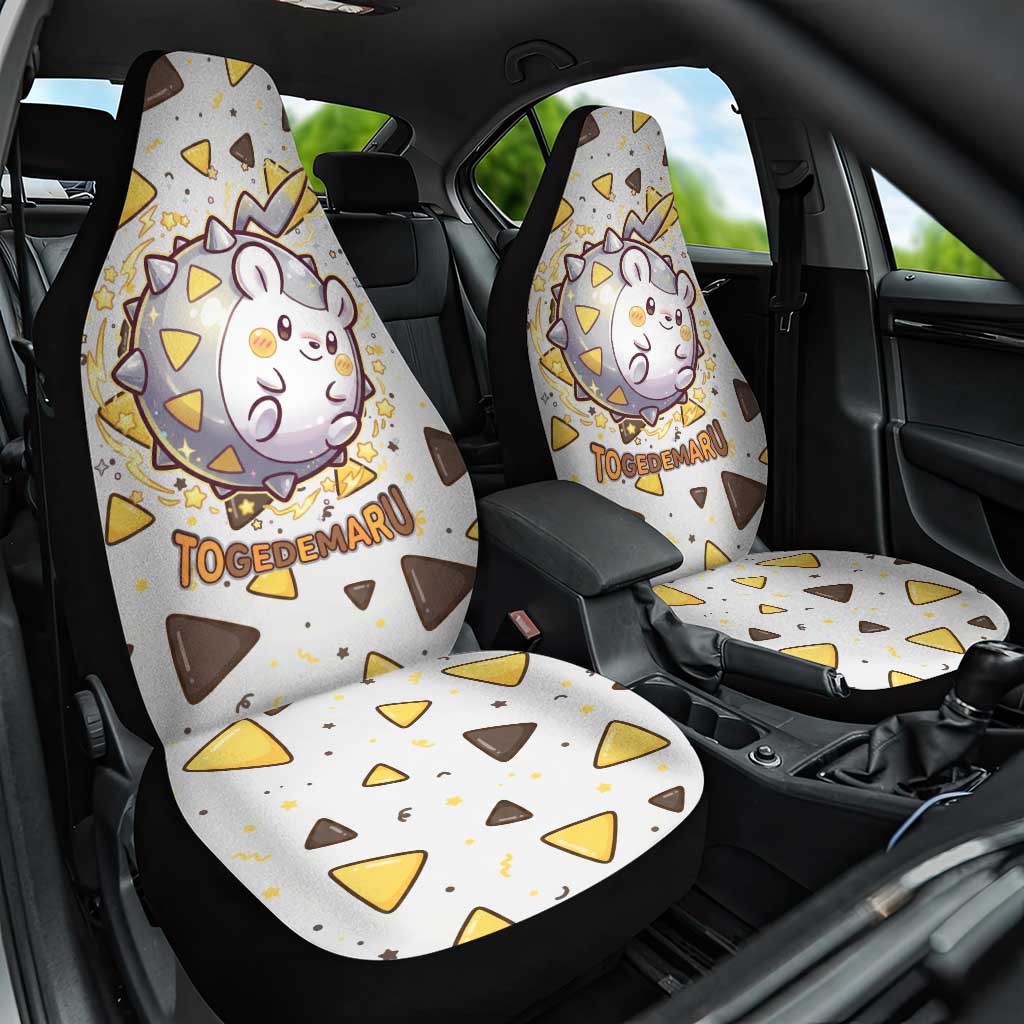 Togedemaru Car Seat Cover Cute Electric Nacho Pop Art