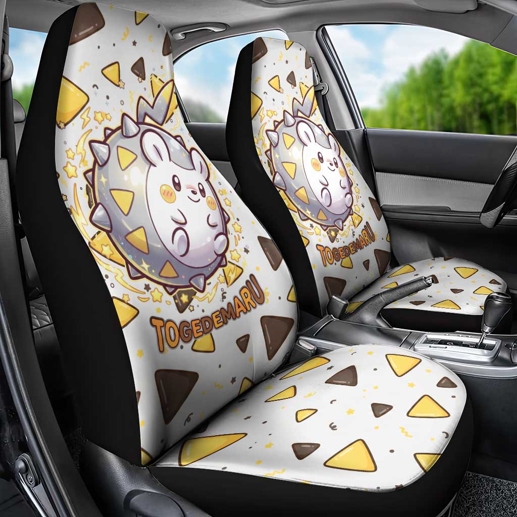 Togedemaru Car Seat Cover Cute Electric Nacho Pop Art