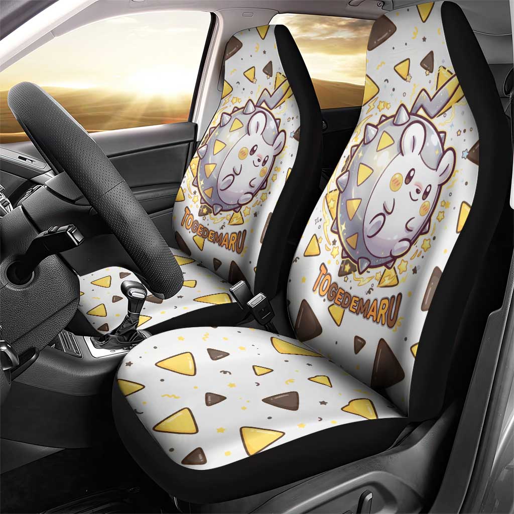 Togedemaru Car Seat Cover Cute Electric Nacho Pop Art