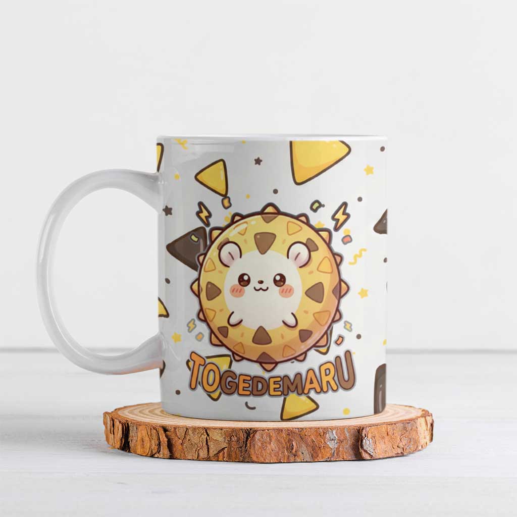 Togedemaru Ceramic Mug Cute Electric Nacho Pop Art
