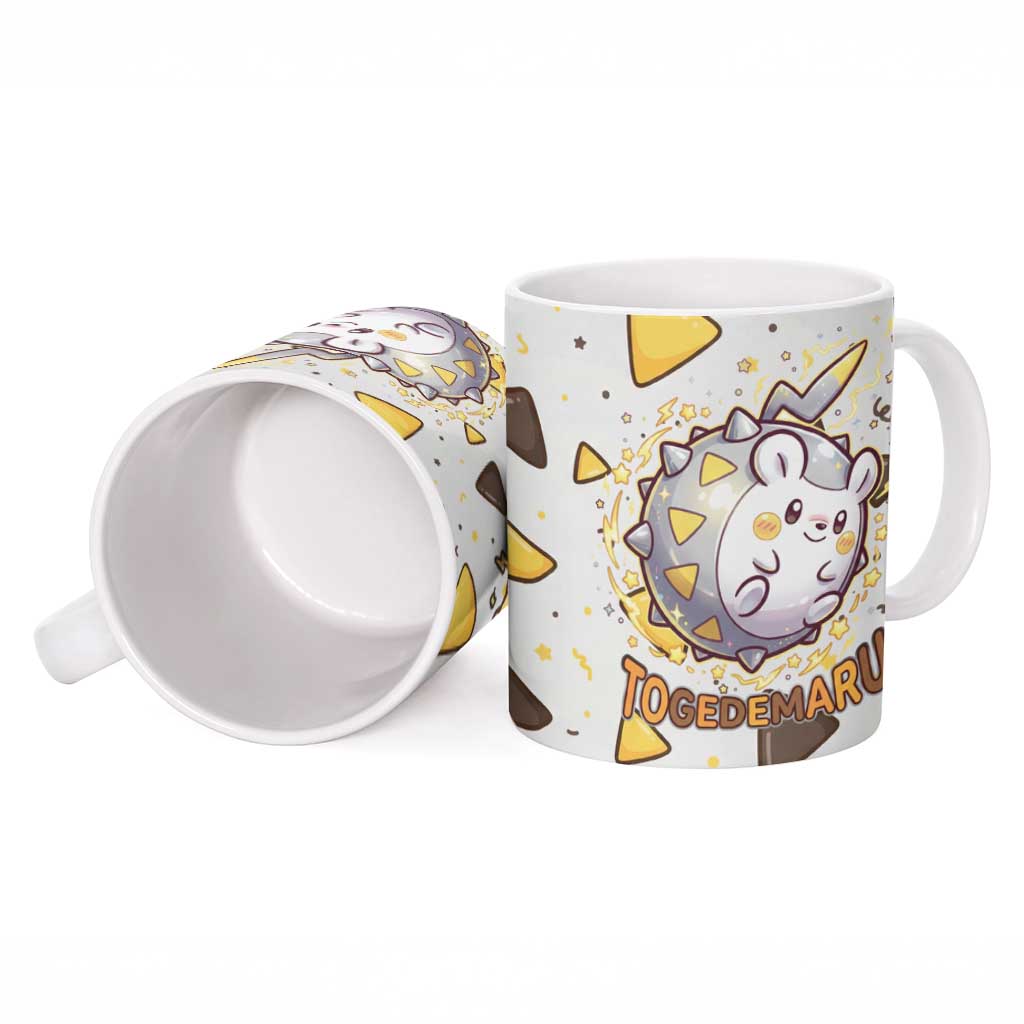 Togedemaru Ceramic Mug Cute Electric Nacho Pop Art