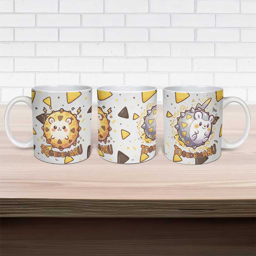 Togedemaru Ceramic Mug Cute Electric Nacho Pop Art