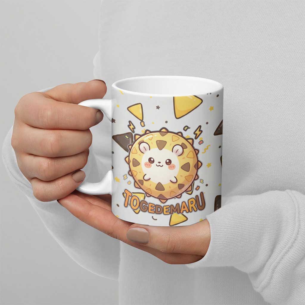 Togedemaru Ceramic Mug Cute Electric Nacho Pop Art