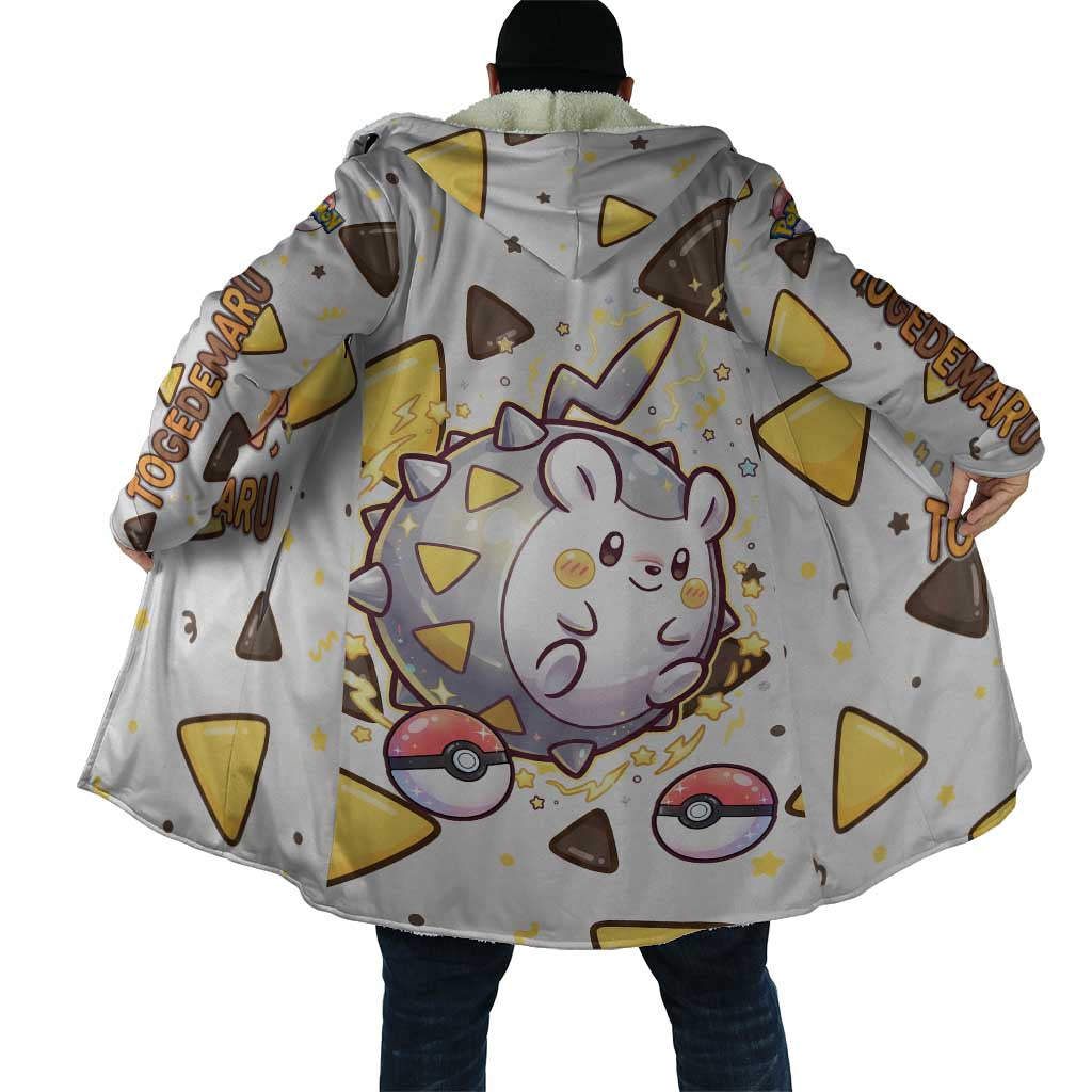 Togedemaru Cloak Cute Electric Nacho Pop Art