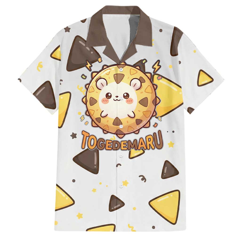 Togedemaru Family Matching Off Shoulder Maxi Dress and Hawaiian Shirt Cute Electric Nacho Pop Art