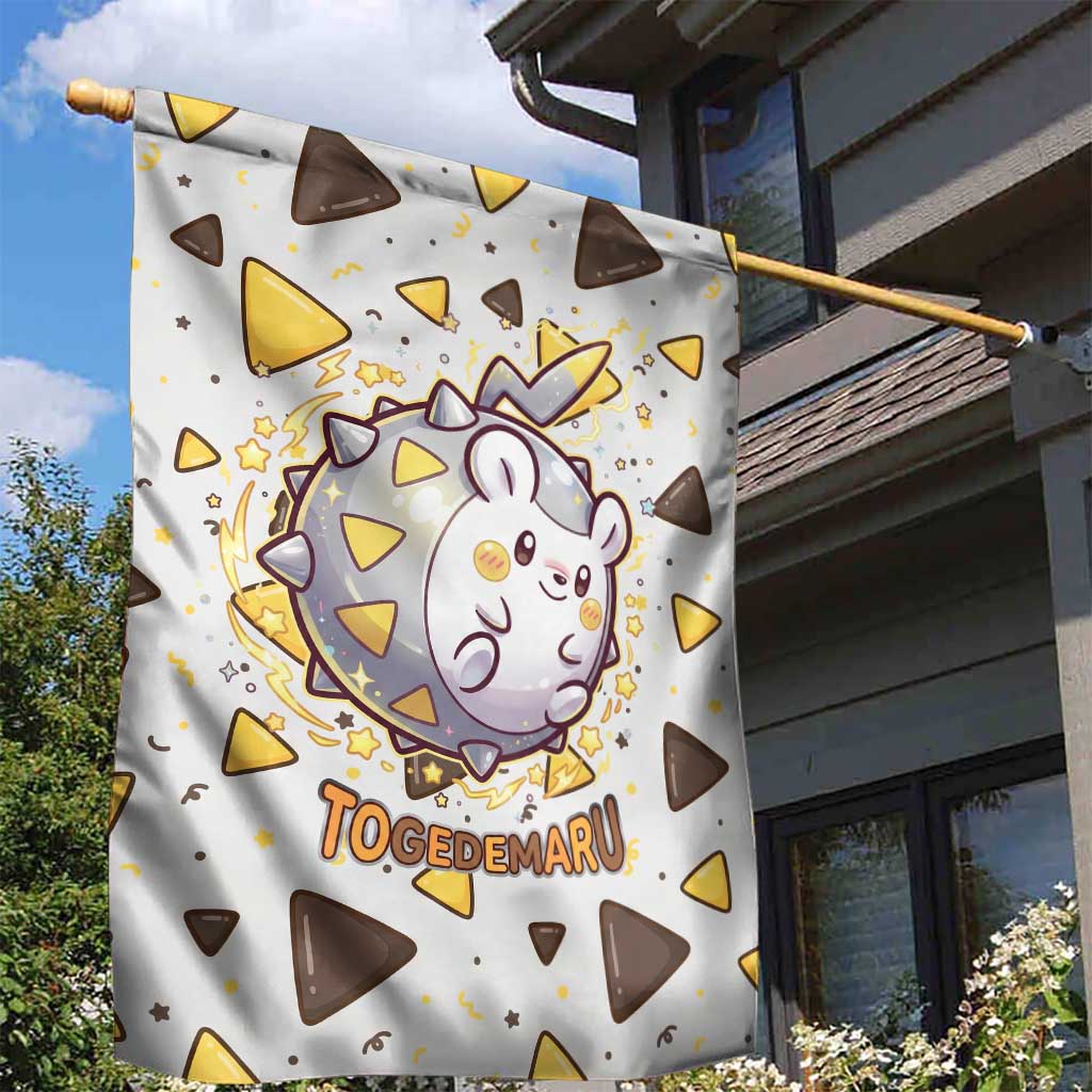 Togedemaru Garden Flag Cute Electric Nacho Pop Art