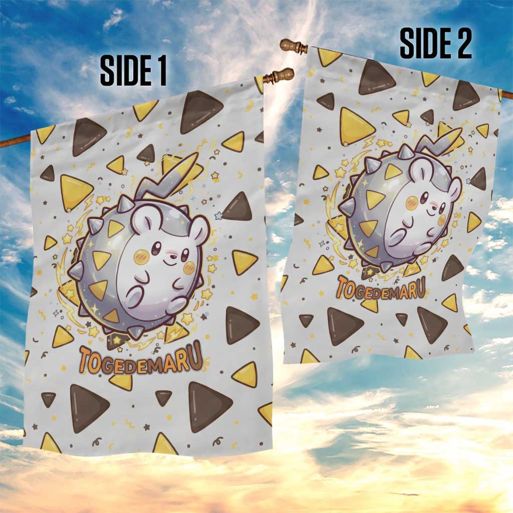 Togedemaru Garden Flag Cute Electric Nacho Pop Art